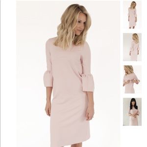 Harper & Bay Pink Bell Sleeve Nursing Dress XS